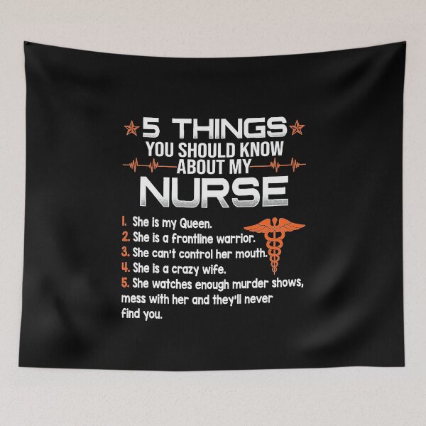 Item preview, 5 things you should know about my nurse  designed and sold by birdmorrison.