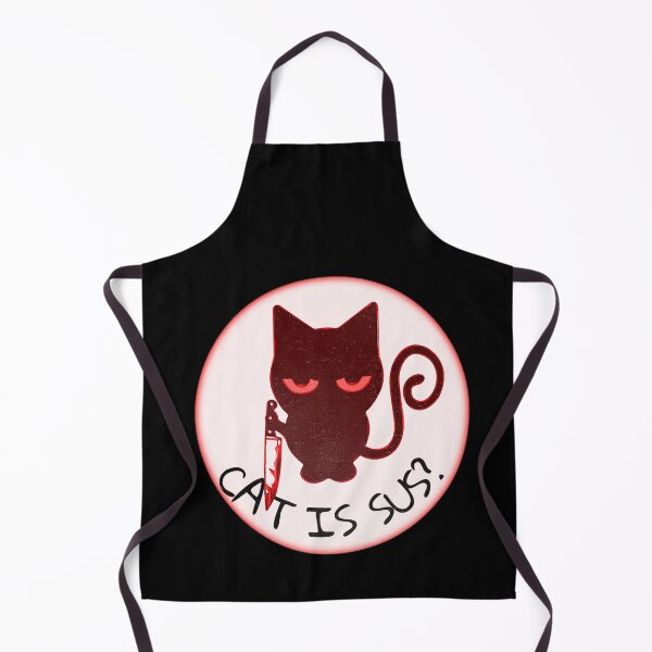 Item preview, Cat is Sus Angry Psychotic Homicidal Black Kitten Murder Hobo designed and sold by Gordon Nelson.