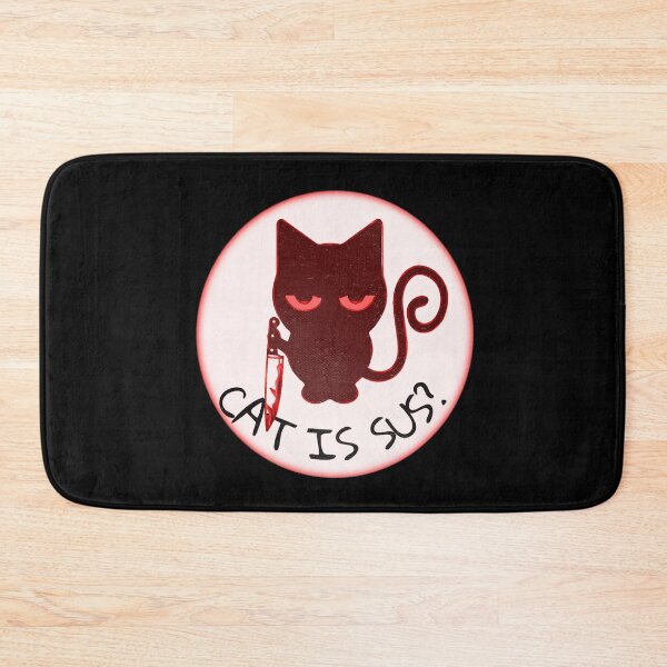 Item preview, Cat is Sus Angry Psychotic Homicidal Black Kitten Murder Hobo designed and sold by Gordon Nelson.