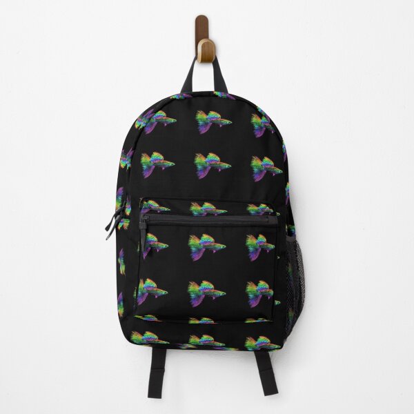 Item preview, Guppy Stickers, Rainbow Colorful Fantail Fish Pack of 16 designed and sold by Handstand365.