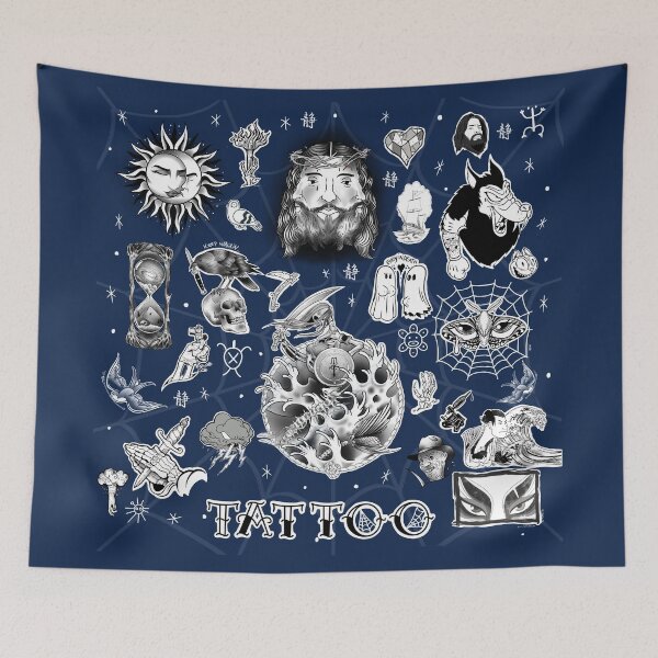 Artikelvorschau, Tattoo Flash entworfen und verkauft von Rick Torres.