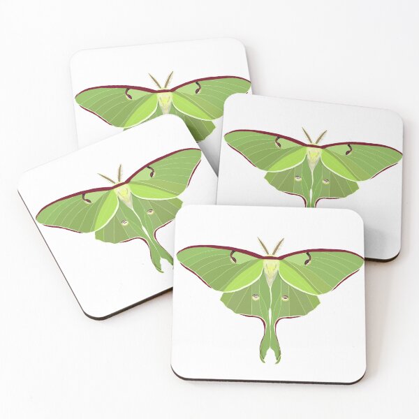 Item preview, Luna Moth Sticker designed and sold by Katlligraphy.