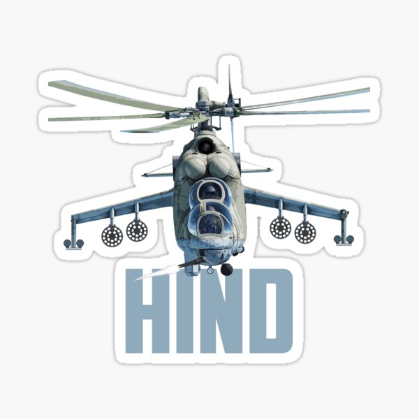 Mi24 Hind Stickers Redbubble