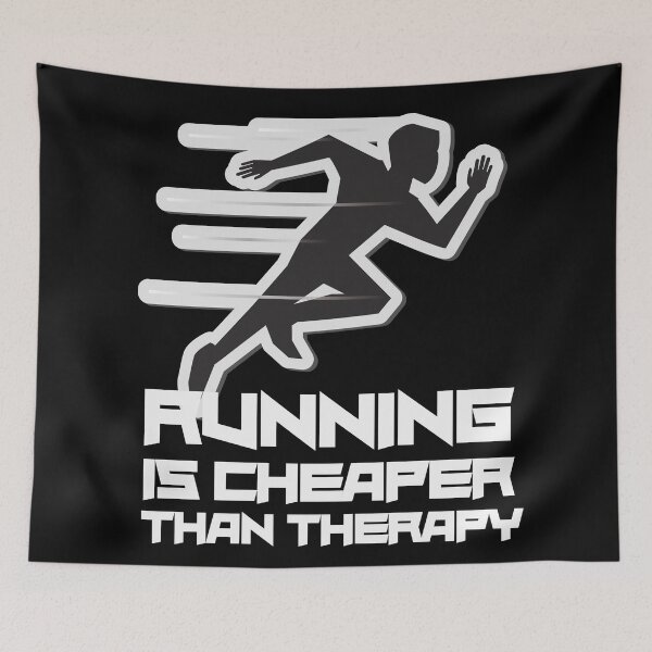 Item preview, Copy of Running Is Cheaper Than Therapy designed and sold by Xrizen  Designs.