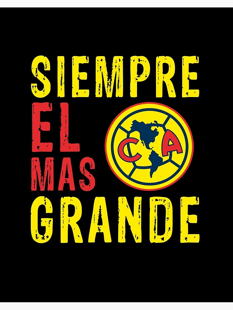 Lámina rígida «Las Aguilas De Club America - Siempre El Mas Grande Equipo  Mexicano De Fútbol Regalos Para La Familia.» de masterbones | Redbubble