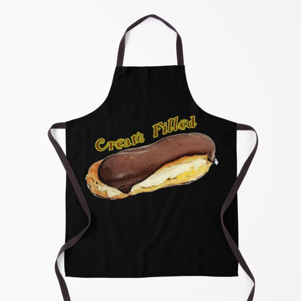 Item preview, CREAM FILLED CHOCOLATE ECLAIR - FUN PARODY DESIGN- LIGHT BLUE designed and sold by Iskybibblle.