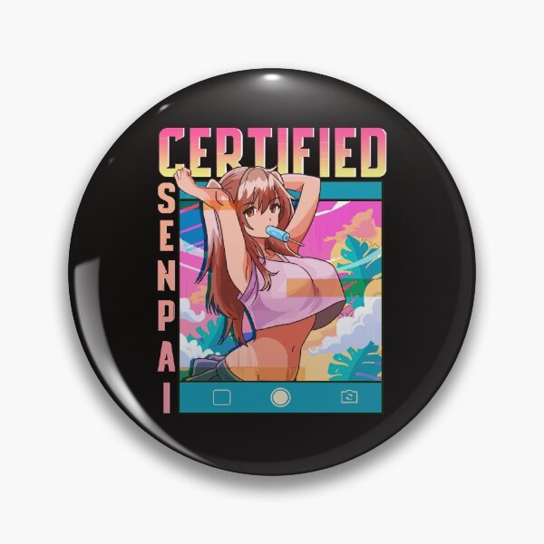 Item preview, Aesthetic Certified Senpai Anime Otaku Manga Girl  designed and sold by Hamby198.