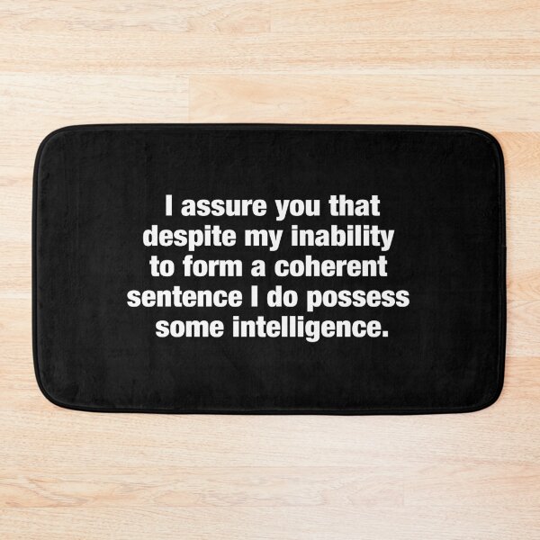 Item preview, Intelligent Assurance Social Anxiety Introvert designed and sold by TheSleepyCat.
