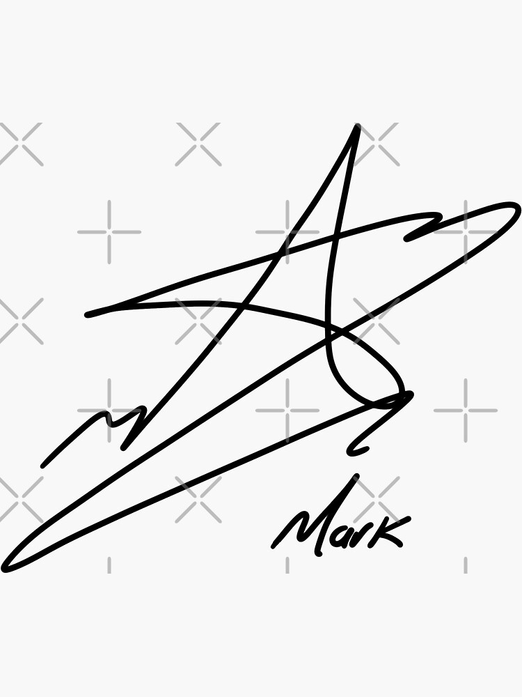 Mark Lee Signature - NCT | Sticker