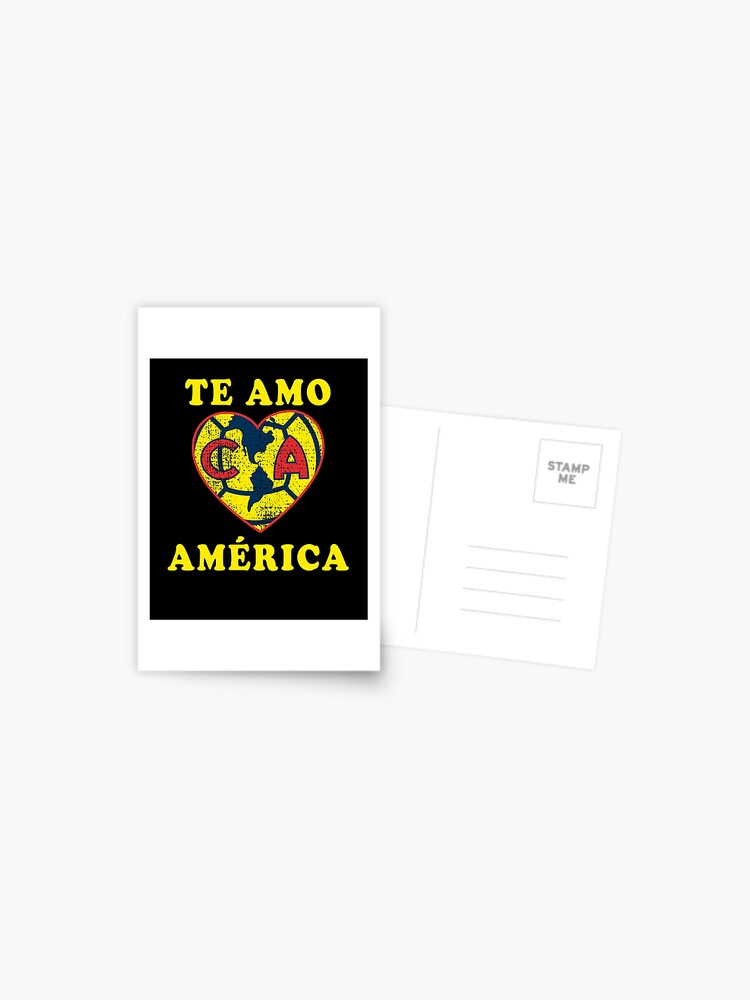 Carte postale « Las Aguilas De Club America - Te Amo America Cadeaux de  l'équipe mexicaine de football pour la famille. », par masterbones |  Redbubble