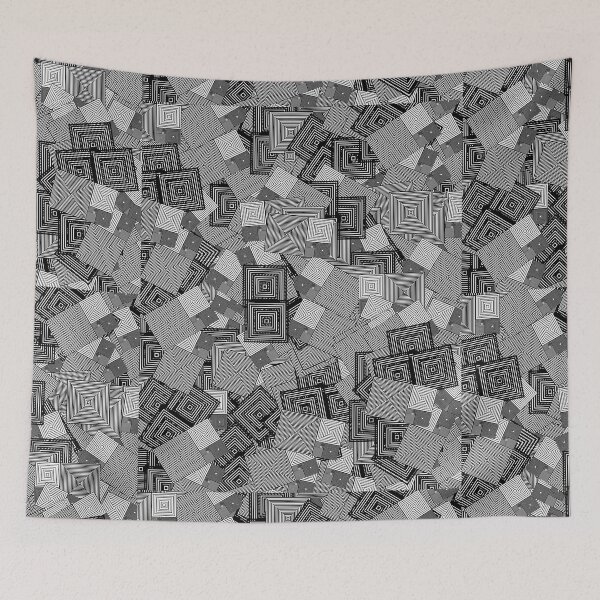 Item preview, Fibonacci squares dazzle camouflage designed and sold by Ziyodus.