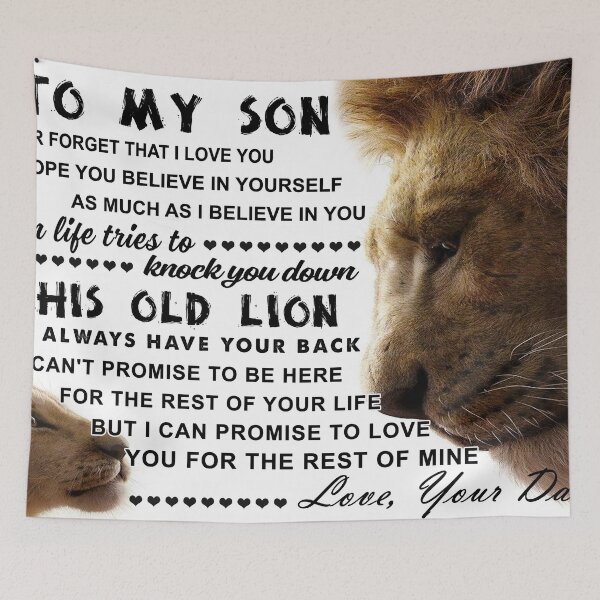 Item preview, The Lion King To My Son I Can Promise To Love You For The Rest Of Mine, From Dad designed and sold by Wonmater.
