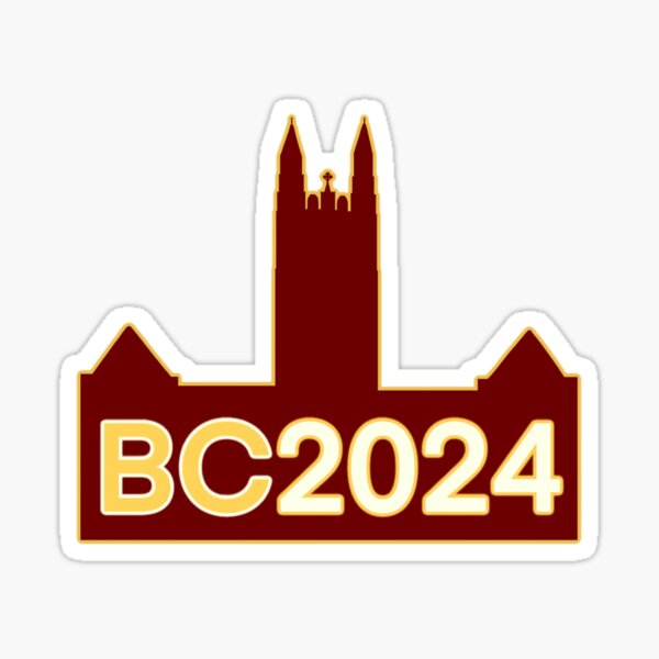 "BC 2024" Sticker by JoeVDesign Redbubble