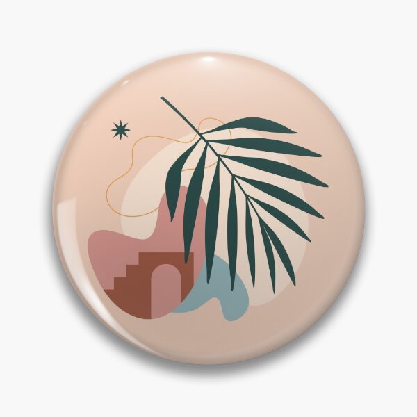 Item preview, Boho Terracotta Plant - Modern Abstract Art 11 designed and sold by Teeline.