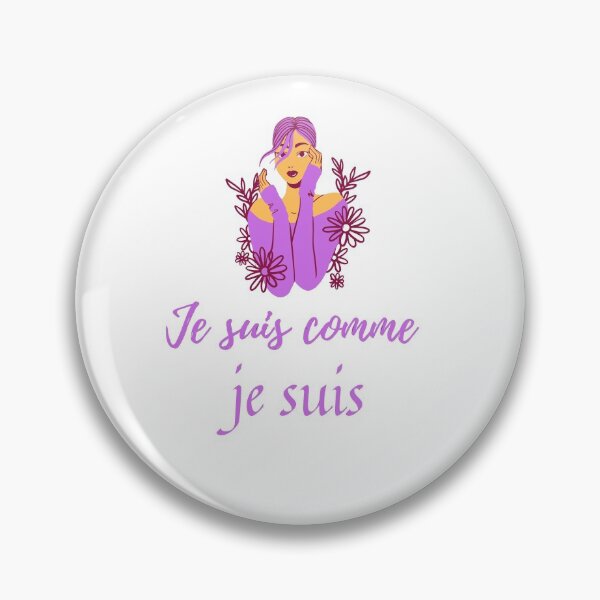 Item preview, I am what I am - popular french quotes lovers theme gifts (in white)  designed and sold by RebelliousRosee.