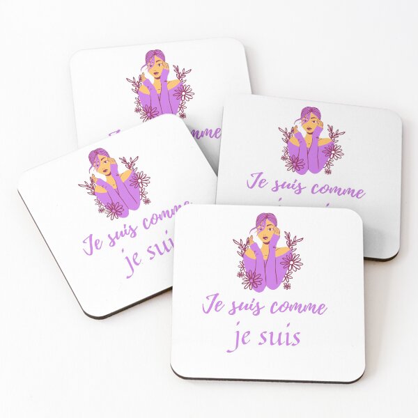 Item preview, Soy lo que soy - regalos populares de los amantes de las citas en francés (en blanco) designed and sold by RebelliousRosee.