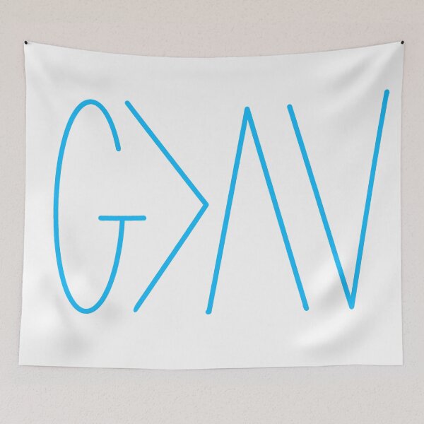 Item preview, Blue God is Greater than the Ups and Downs designed and sold by SM27335.