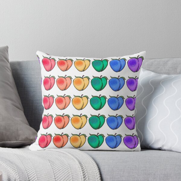 Artikelvorschau, Regenbogenpfirsich Emojis - Gay Pride - Bottoms entworfen und verkauft von The White Bat.