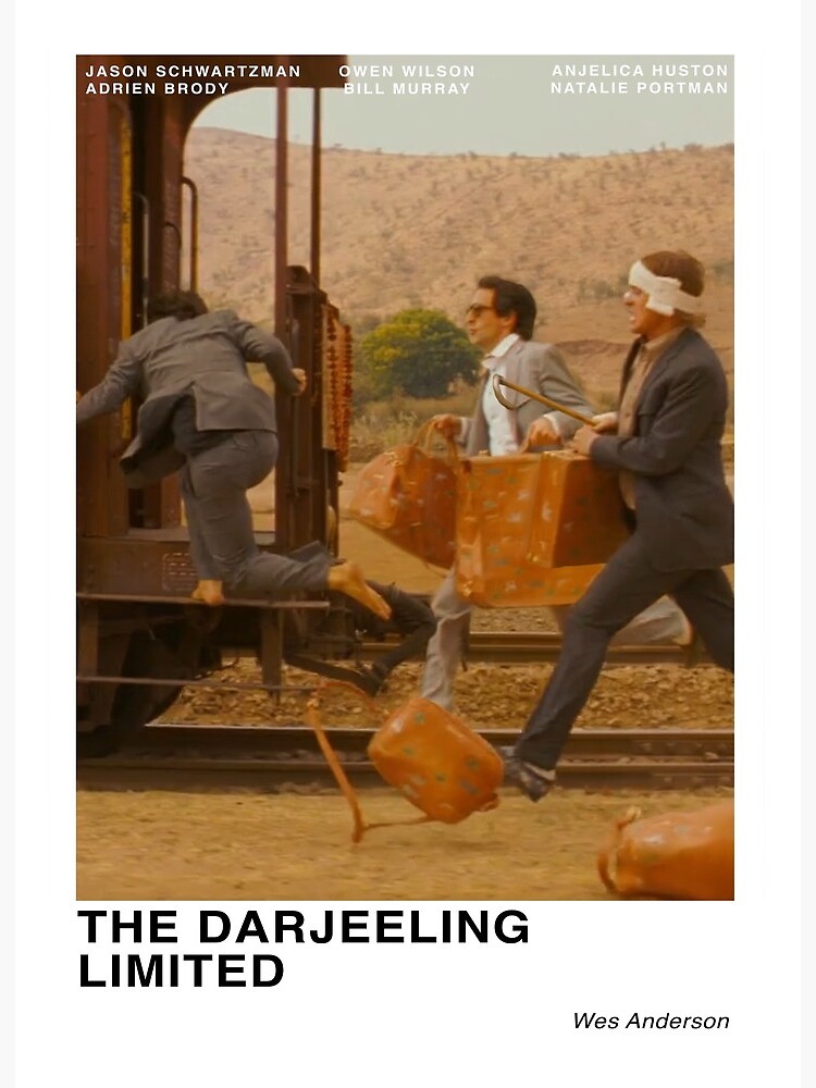 Wes Anderson Adrian Brody The Darjeeling Limited Film Art | Art Board Print