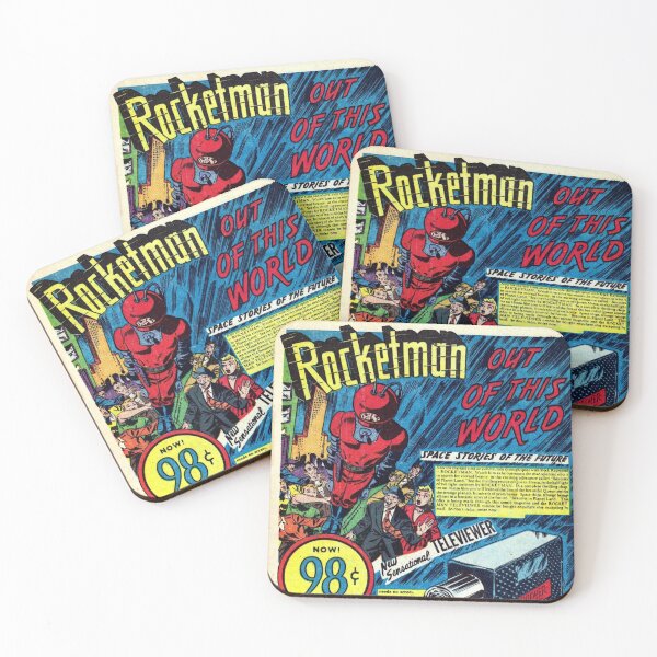 Item preview, Rocketman Out Of This World Vintage Ad  designed and sold by LittleIconShop.