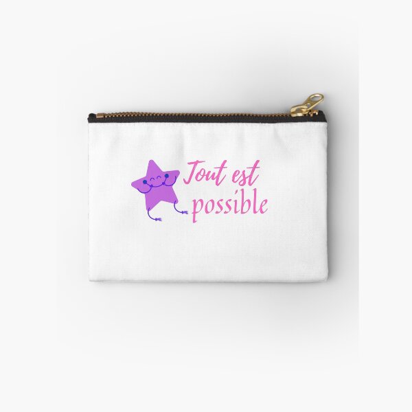 Item preview, Anything is possible - popular french quotes lovers theme gifts (in White) designed and sold by RebelliousRosee.