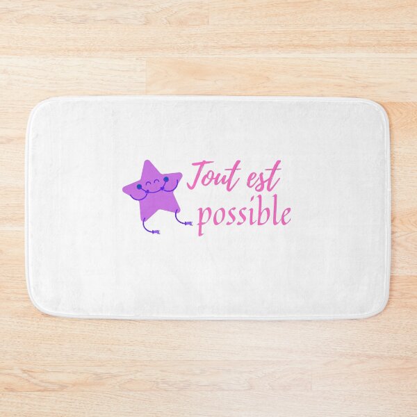 Item preview, Anything is possible - popular french quotes lovers theme gifts (in White) designed and sold by RebelliousRosee.