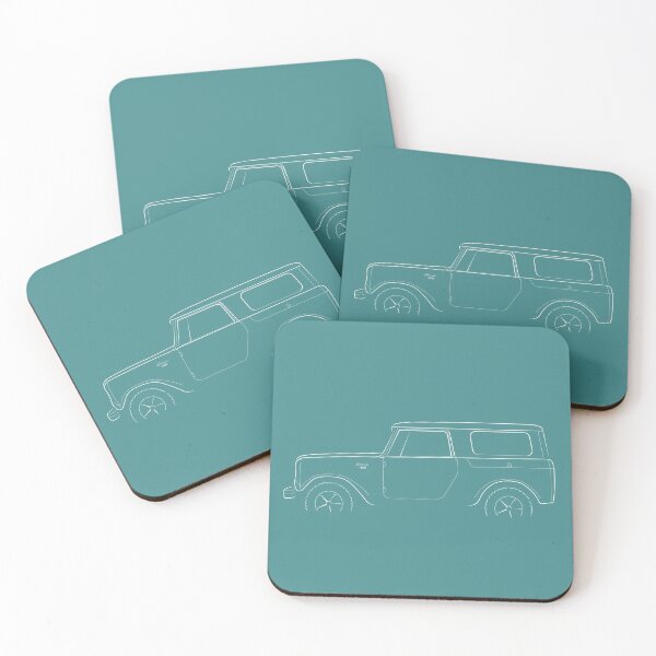 Item preview, International Harvester Scout 800 - profile stencil, white designed and sold by mal-photography.