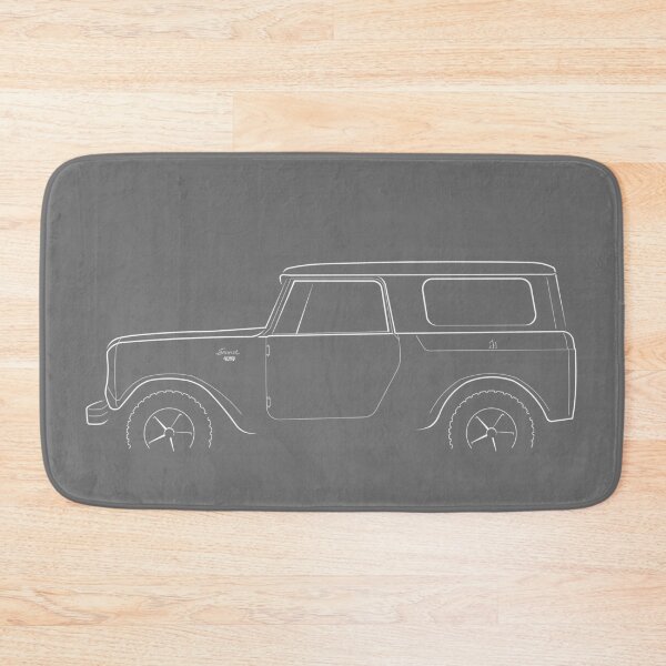Item preview, International Harvester Scout 800 - profile stencil, white designed and sold by mal-photography.