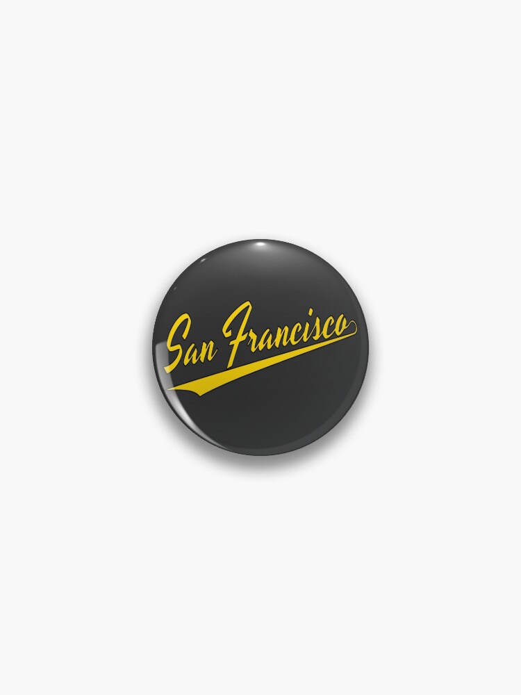 SAN FRANSCISCO CALIFORNIA SPORTS SCRIPT (ORANGE) Sticker for Sale by  enigmaticone