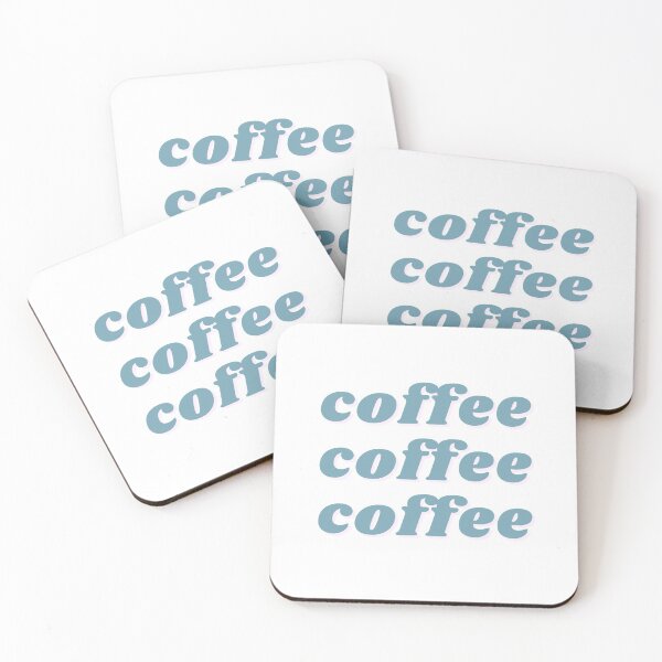 Item preview, Blue and Pink Coffee Coffee Coffee designed and sold by natalieritchie.