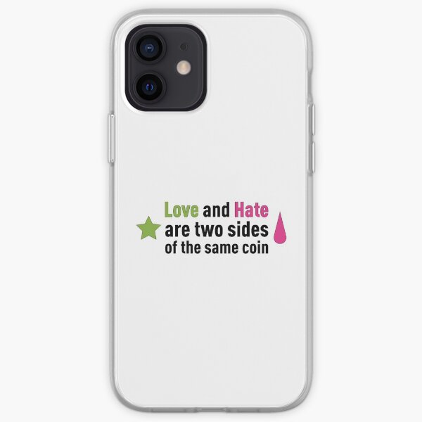 Love and Hate are two sides of the same coin! iPhone Soft Case