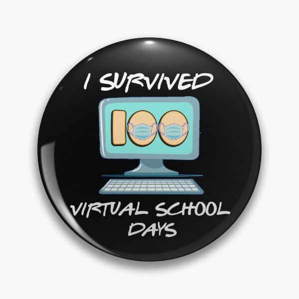 Item preview, I Survived 100 Virtual School Days Distance Learning Gifts designed and sold by Nzgiftsandmore.