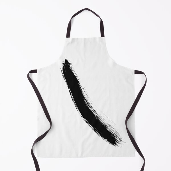 Item preview, Minimalist black brush stroke. Black and white abstract. designed and sold by PandaAvenue.