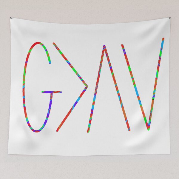 Item preview, Neon Marble God is Greater than the Ups and Downs designed and sold by SM27335.