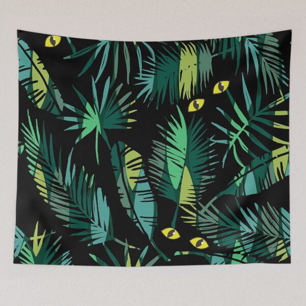 Item preview, Jungle at Night Pattern designed and sold by The Masked Designer.