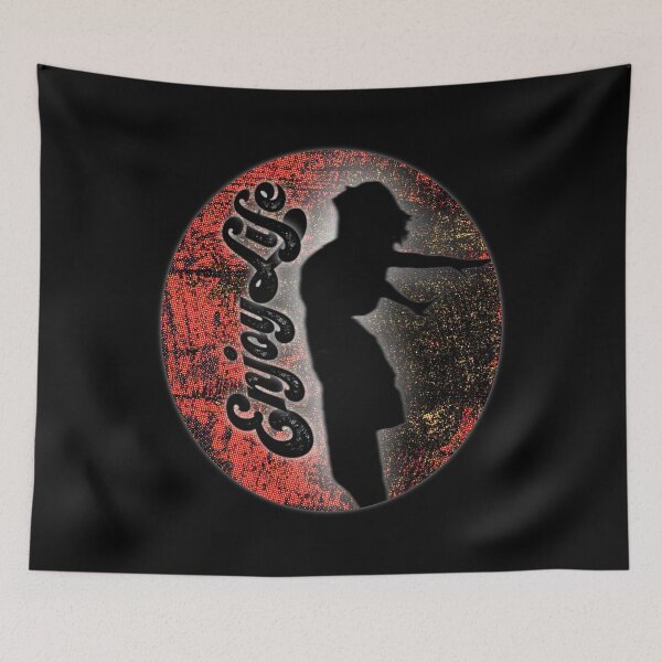 Item preview, Enjoy Life Silhouette Woman designed and sold by Zwuck.