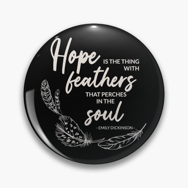 Item preview, Emily Dickinson: Hope is the thing with feathers designed and sold by prairietale.