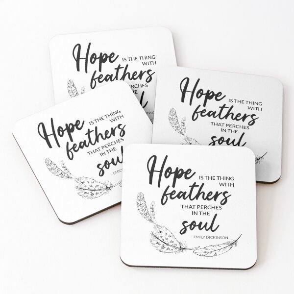 Item preview, Emily Dickinson: Hope is the thing with feathers designed and sold by prairietale.