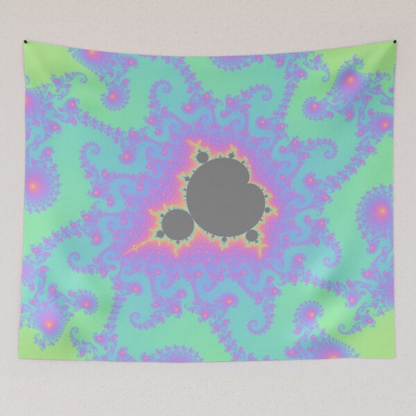 Item preview, the Mandelbrot set in pastel green designed and sold by Samuel Watkins.