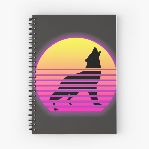 Item preview, Synthwave Wolf designed and sold by NatalieSixFour.