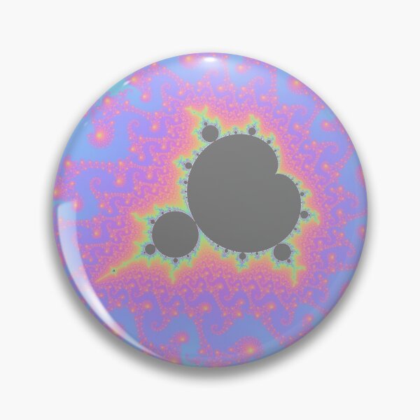 Item preview, the Mandelbrot set in pastel blue designed and sold by Samuel Watkins.