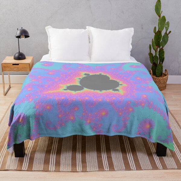 Item preview, the Mandelbrot set in pastel blue designed and sold by Samuel Watkins.