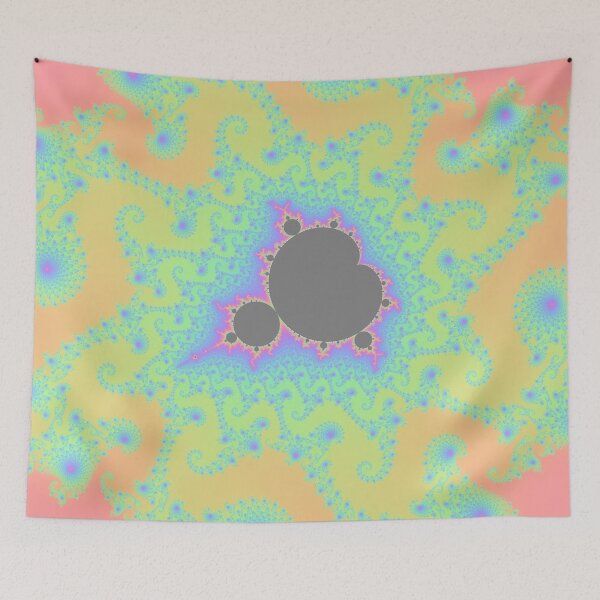 Item preview, the Mandelbrot set in pastel gold designed and sold by Samuel Watkins.