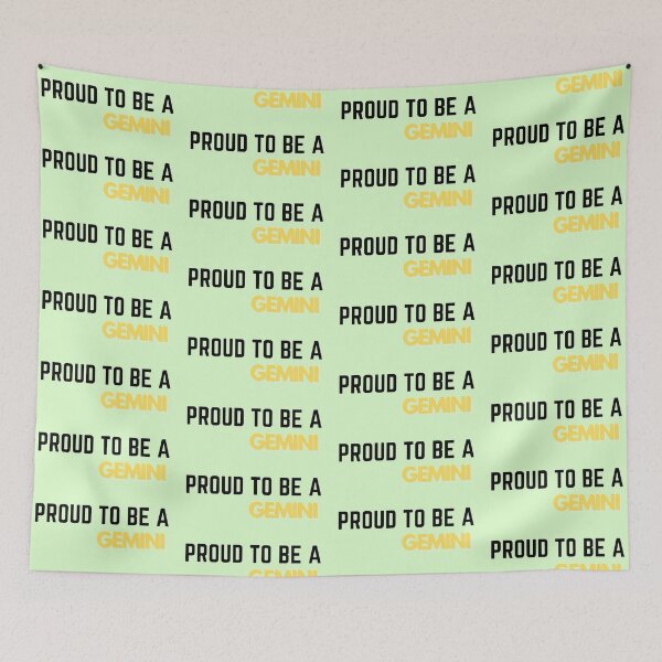 Item preview, proud to be a gemini designed and sold by Lilou-artem.