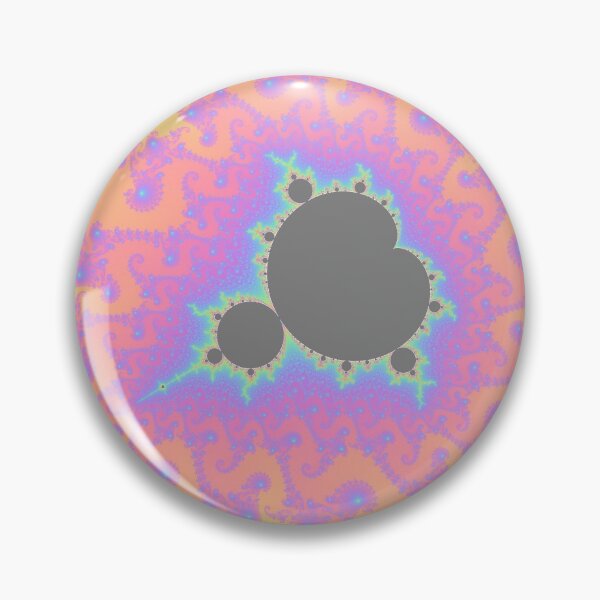 Item preview, the Mandelbrot set in pastel orange designed and sold by Samuel Watkins.