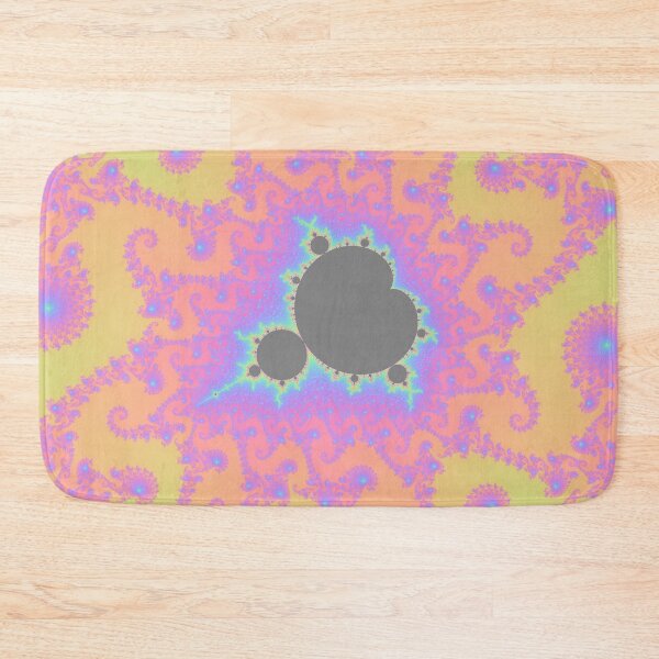 Item preview, the Mandelbrot set in pastel orange designed and sold by Samuel Watkins.