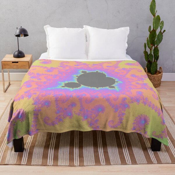 Item preview, the Mandelbrot set in pastel orange designed and sold by Samuel Watkins.