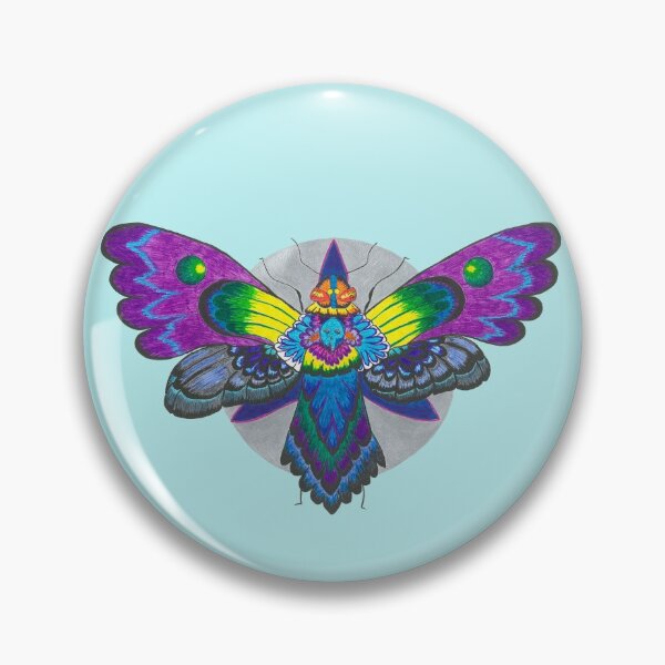 Item preview, Colorful Moth designed and sold by Keatos.