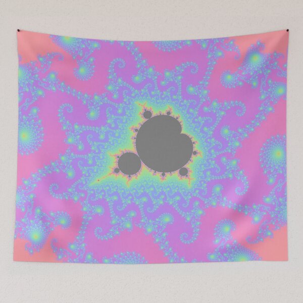 Item preview, the Mandelbrot set in pastel pink designed and sold by Samuel Watkins.