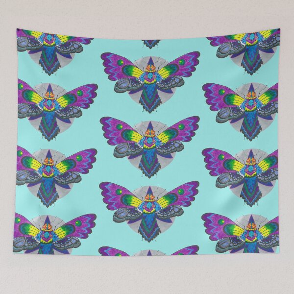 Item preview, Colorful Moth designed and sold by Keatos.